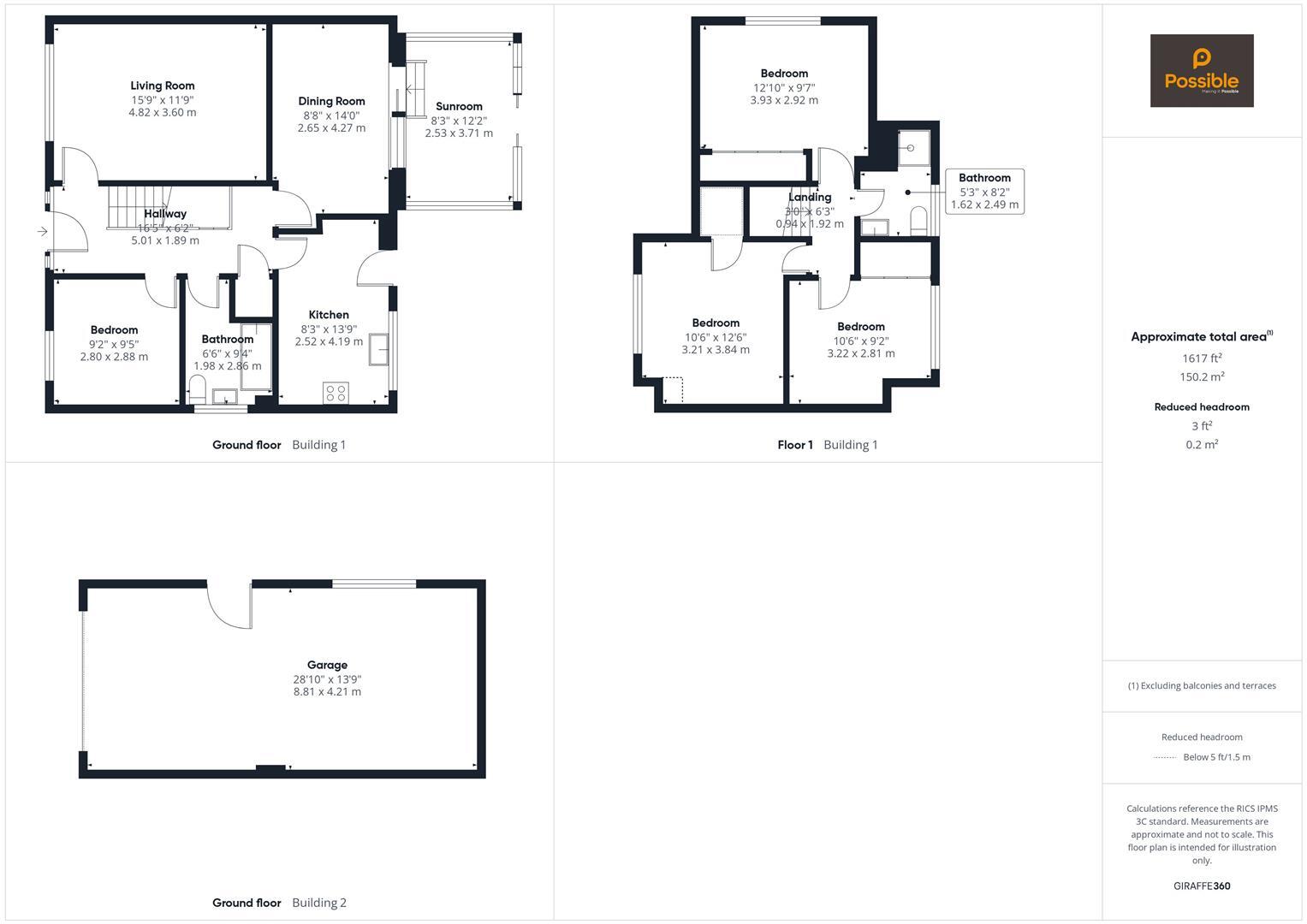 13 Hatton Place, Luncarty, PH1 3UY floorplan