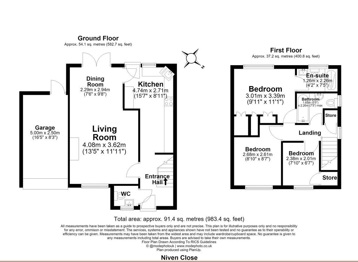 Niven Close, Wickford, SS12 floorplan