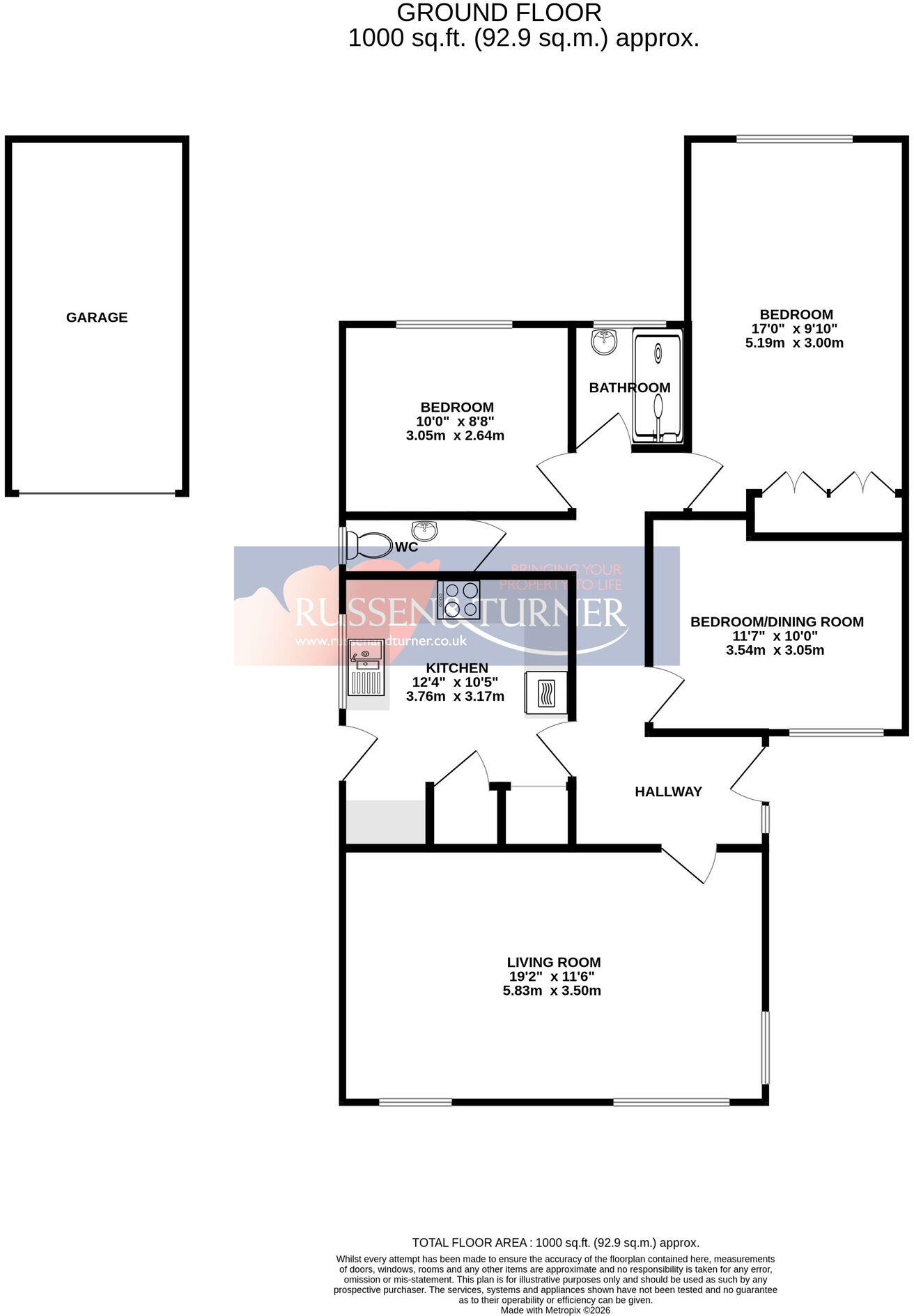 Willow Road, South Wootton floorplan