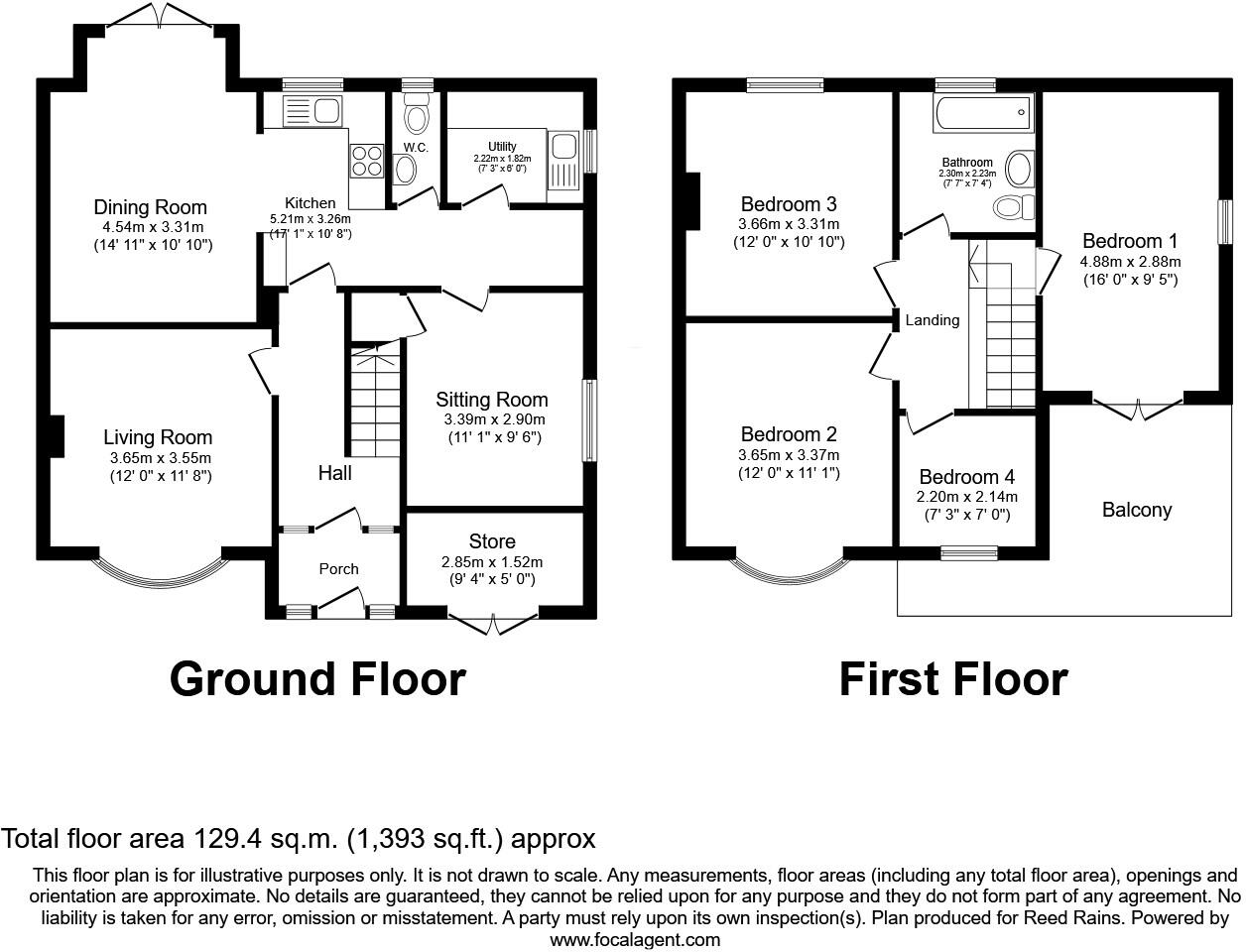 Clifton Avenue, Rhyl, Denbighshire, LL18 floorplan