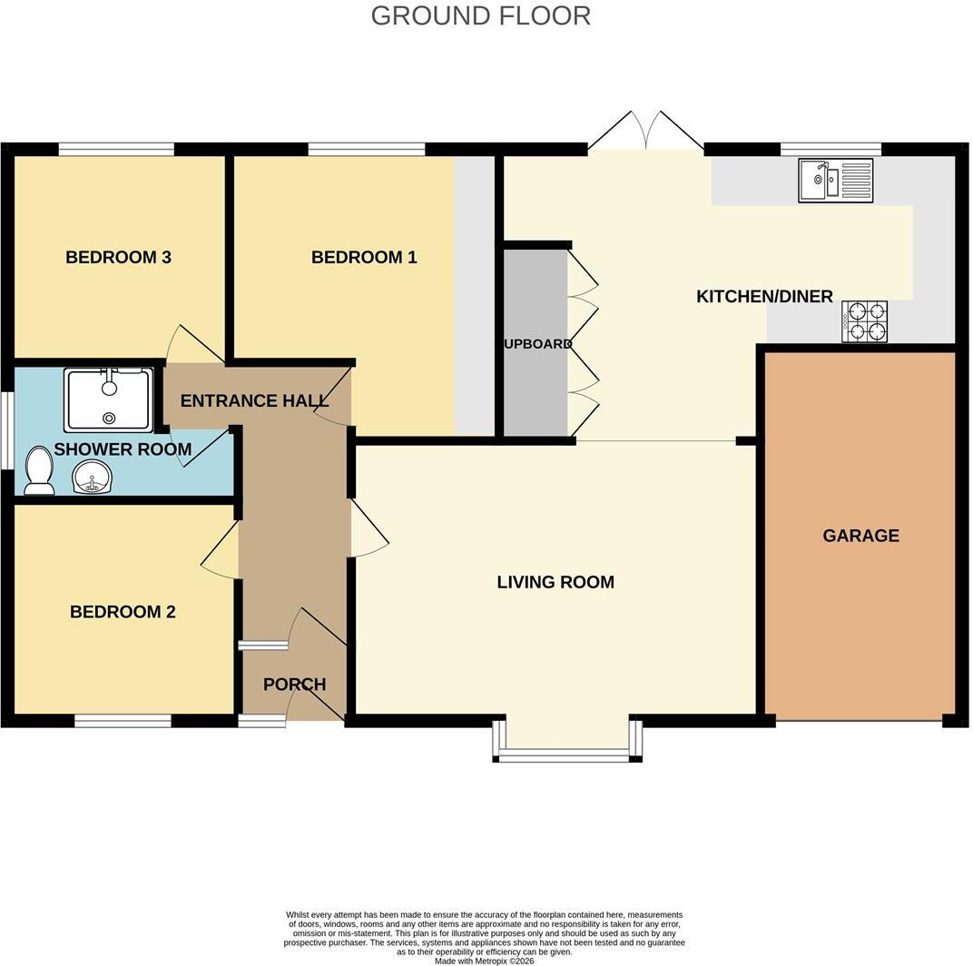 Tudor Drive, Sticklepath, Barnstaple floorplan