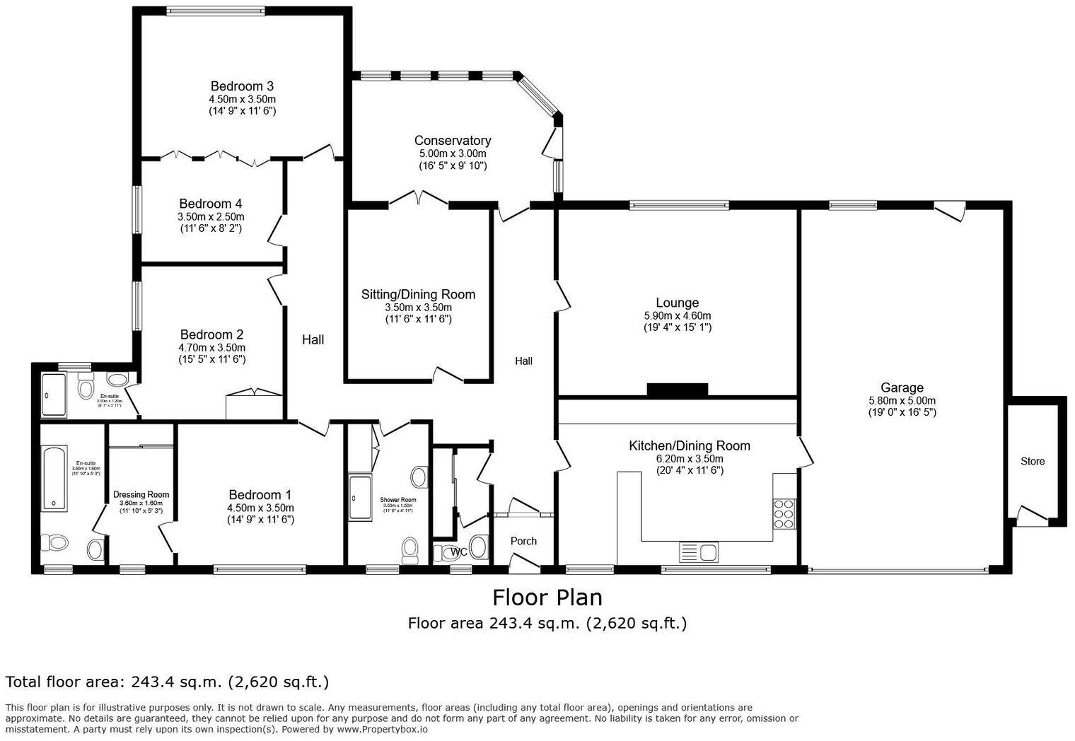 Greenfields, Brunstock, Carlisle, CA6 4QG floorplan
