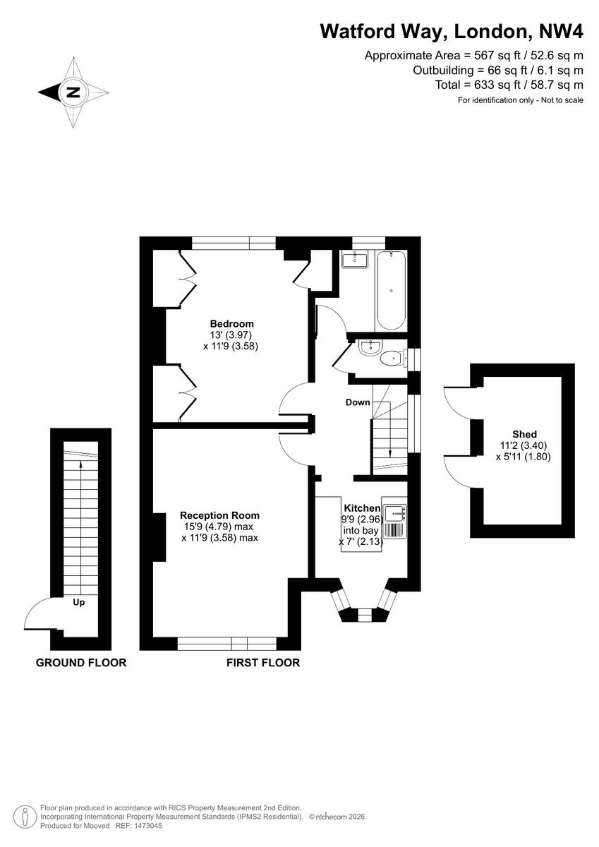 Watford Way, Hendon, London, NW4 floorplan