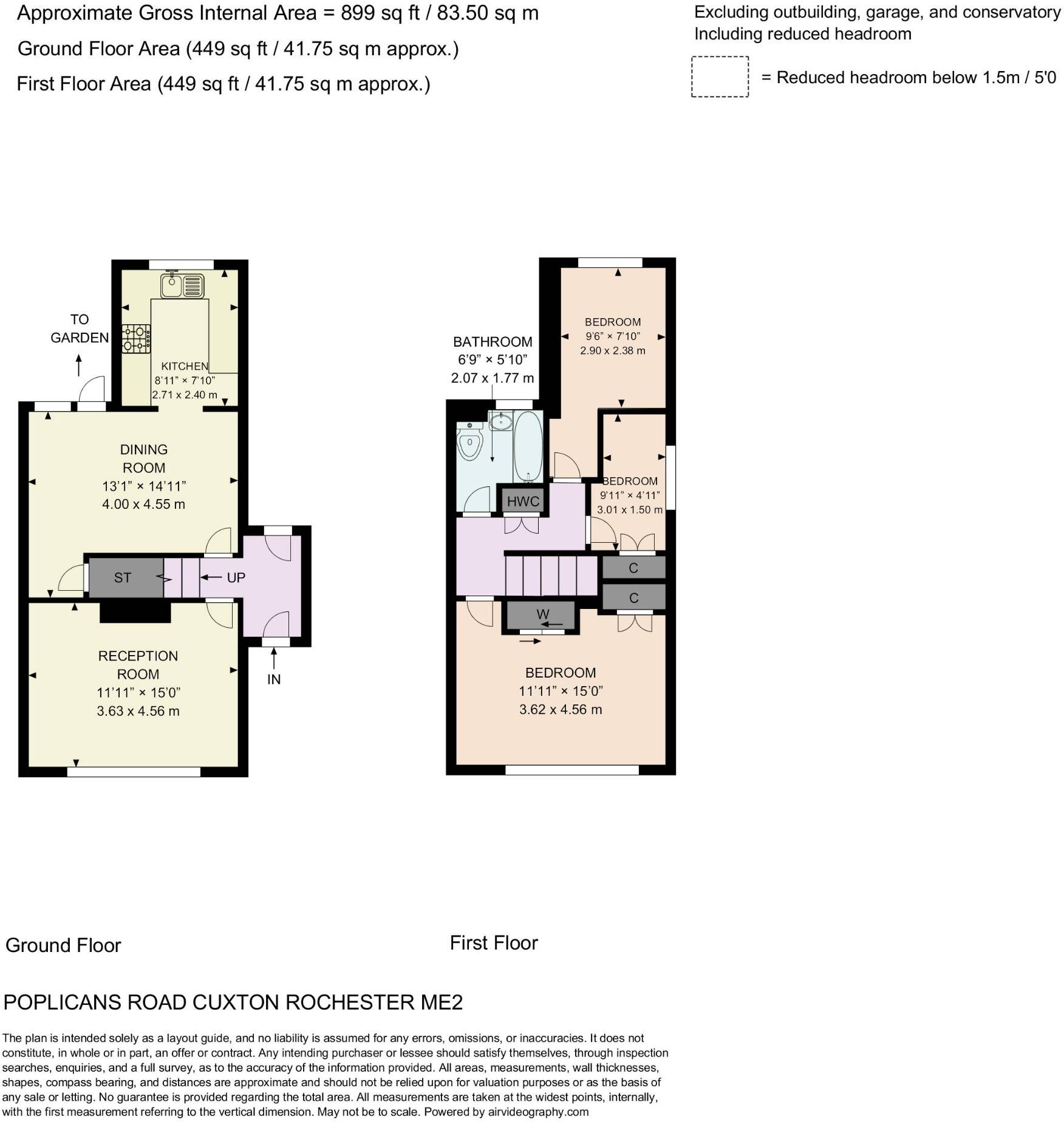 Poplicans Road, Cuxton, Rochester, Kent, ME2 1EJ floorplan