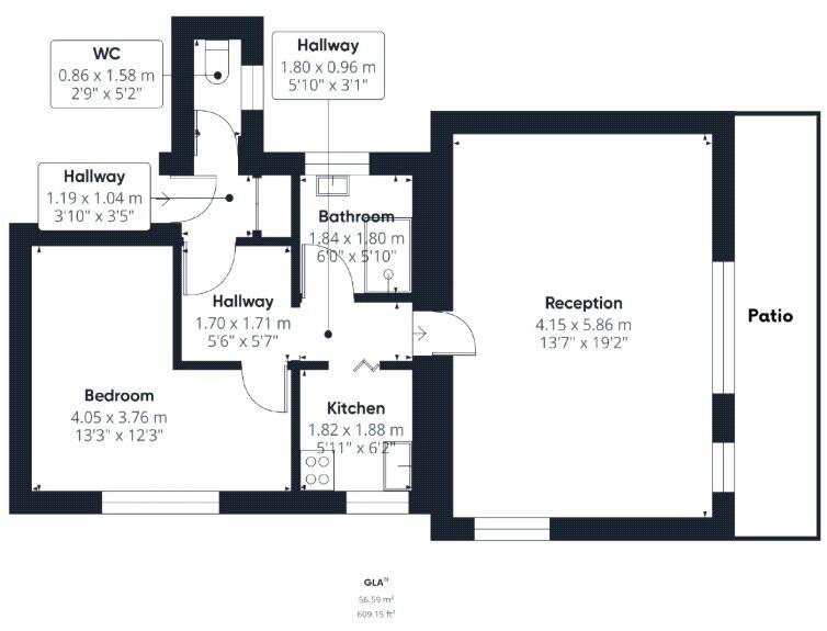 Strathearn House, Strathearn Place floorplan