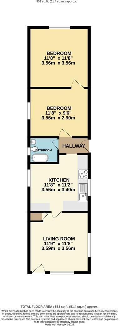 1 Park Home, Drakes Drive floorplan