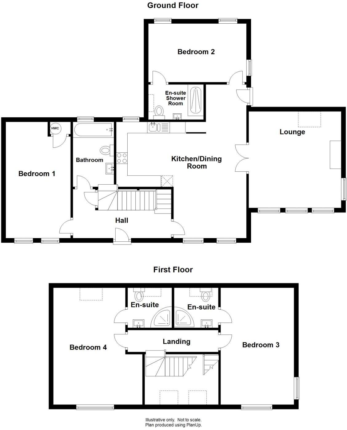Pooltiel View, 9 Lower Milovaig, Glendale, Isle of Skye, IV55 8WR floorplan