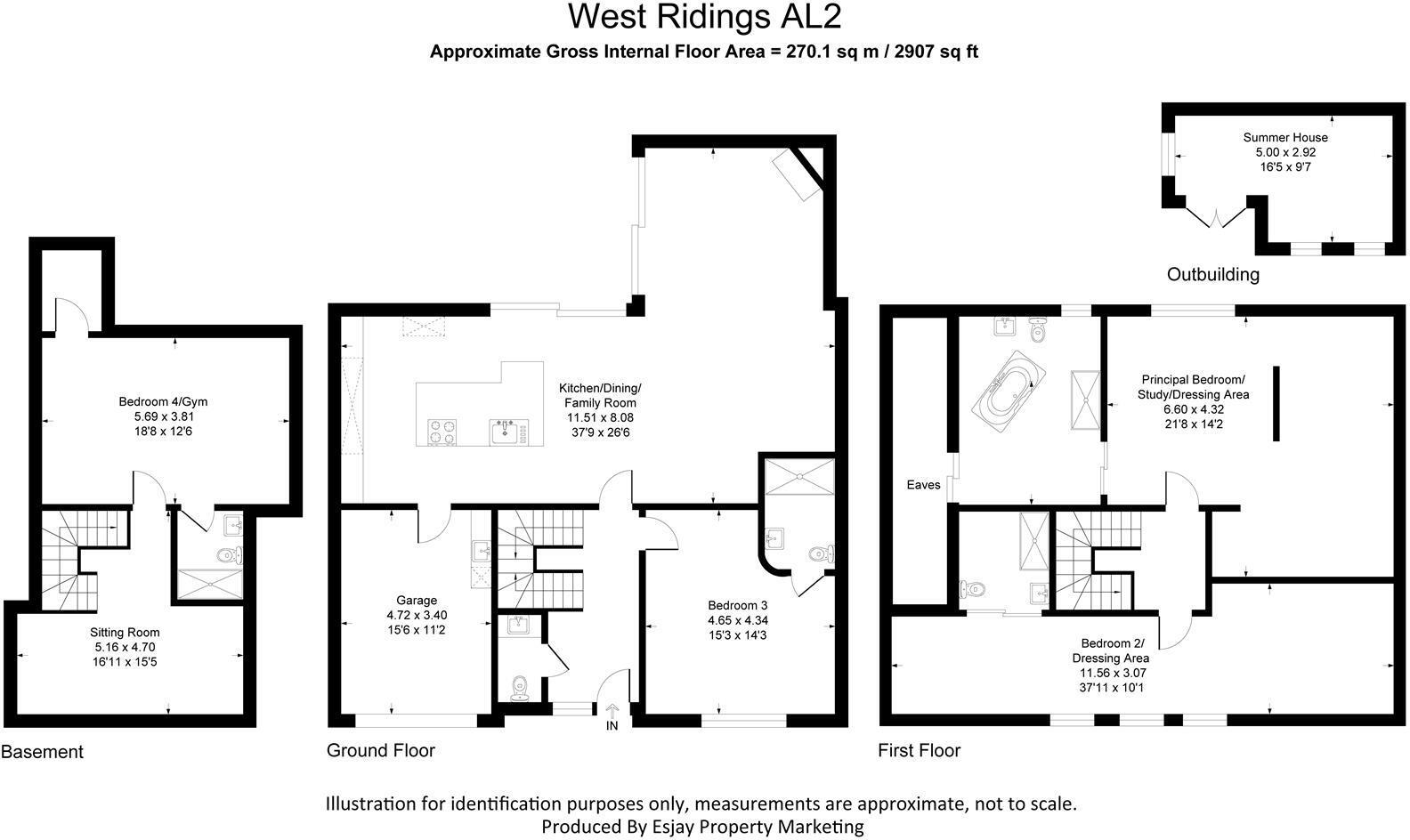 West Riding, Bricket Wood, St. Albans floorplan