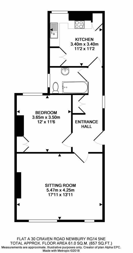 Craven Road, Newbury floorplan
