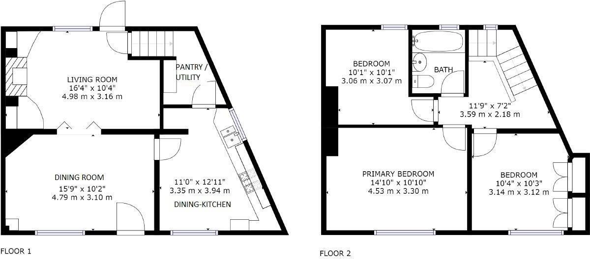 Russell Street, Skipton floorplan