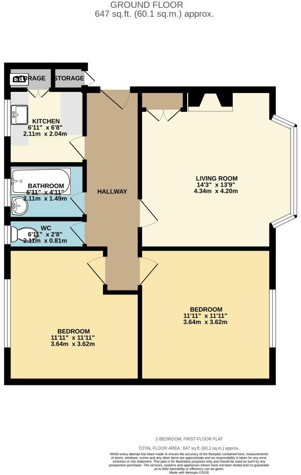 98 Risca Road, Cross Keys, Newport, Gwent, NP11 7DH floorplan