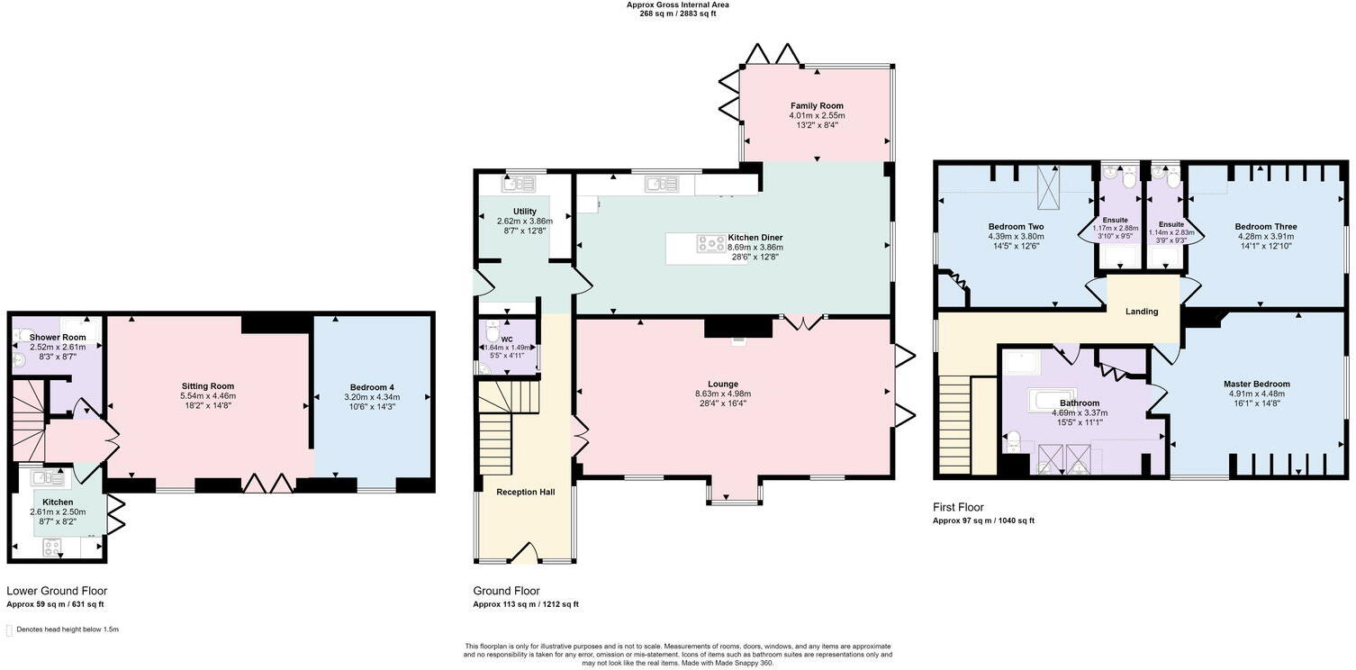 Whitchurch Road, Denbigh, Denbighshire LL16 4PY floorplan