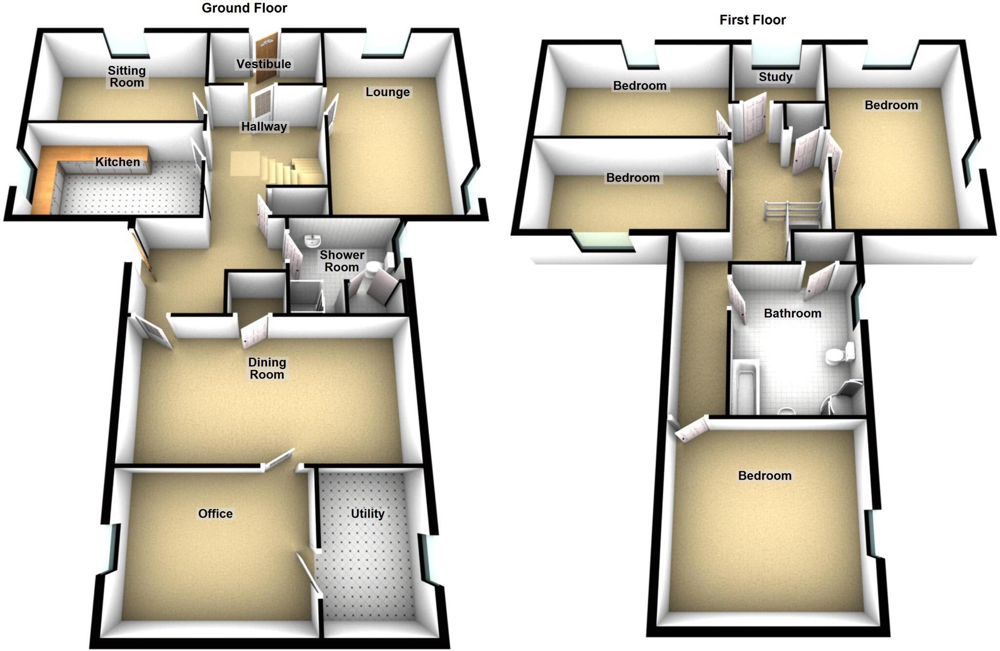 Greenfield, Lochy Terrace, Blairgowrie floorplan