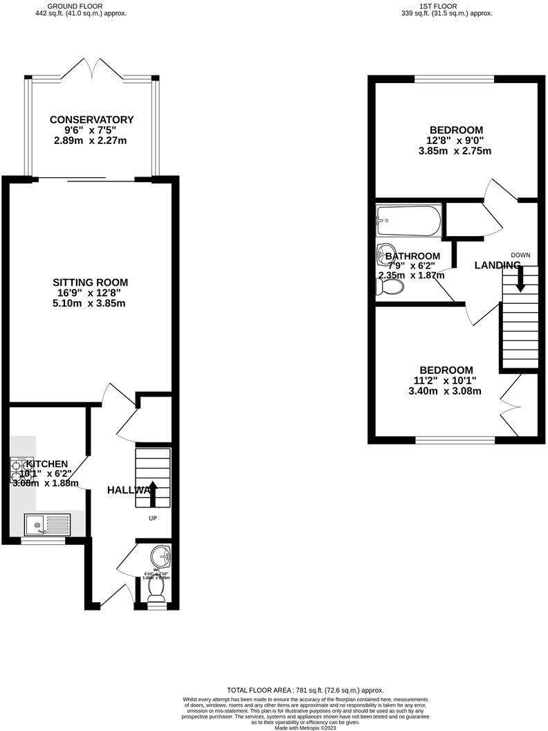 Dark Lane, Liskeard floorplan