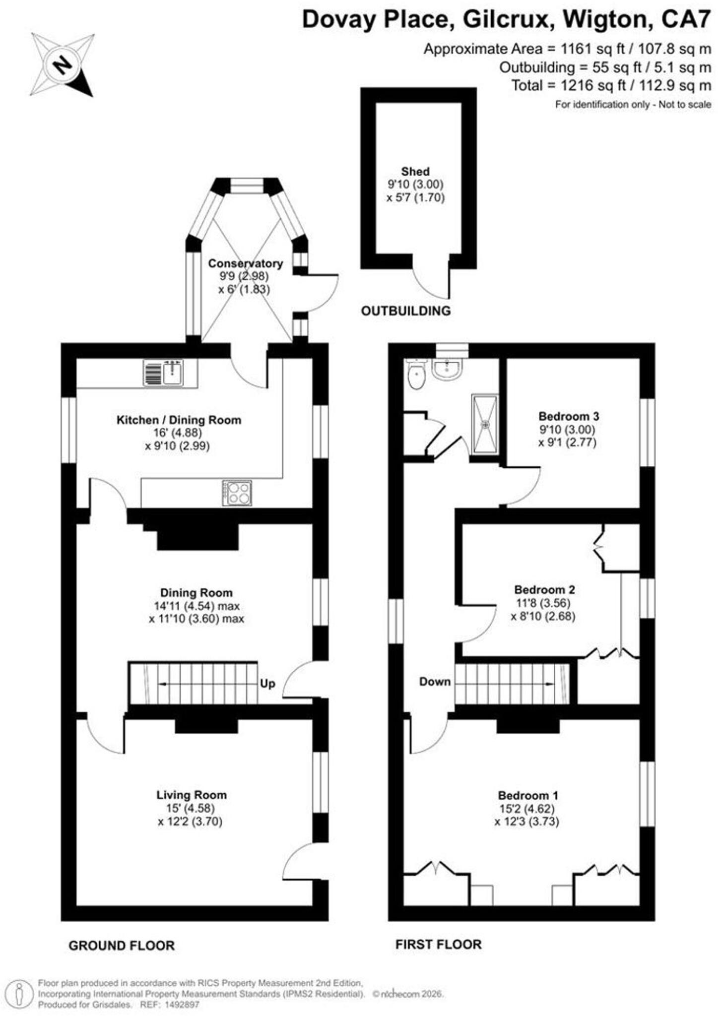 Gilcrux, Wigton, CA7 floorplan