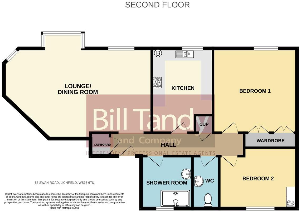 Swan Mews, Swan Road, Lichfield, WS13 floorplan
