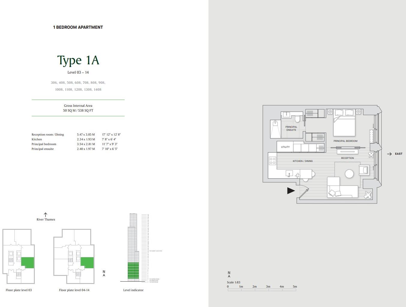 Opus at Bankside Yards, Southbank, SE1 floorplan