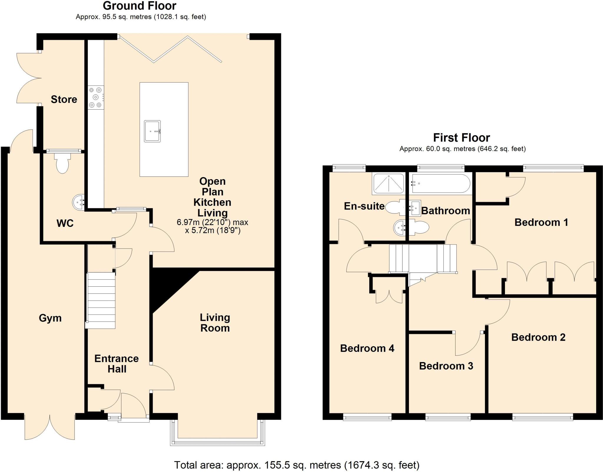 Casterton Road, Stamford floorplan