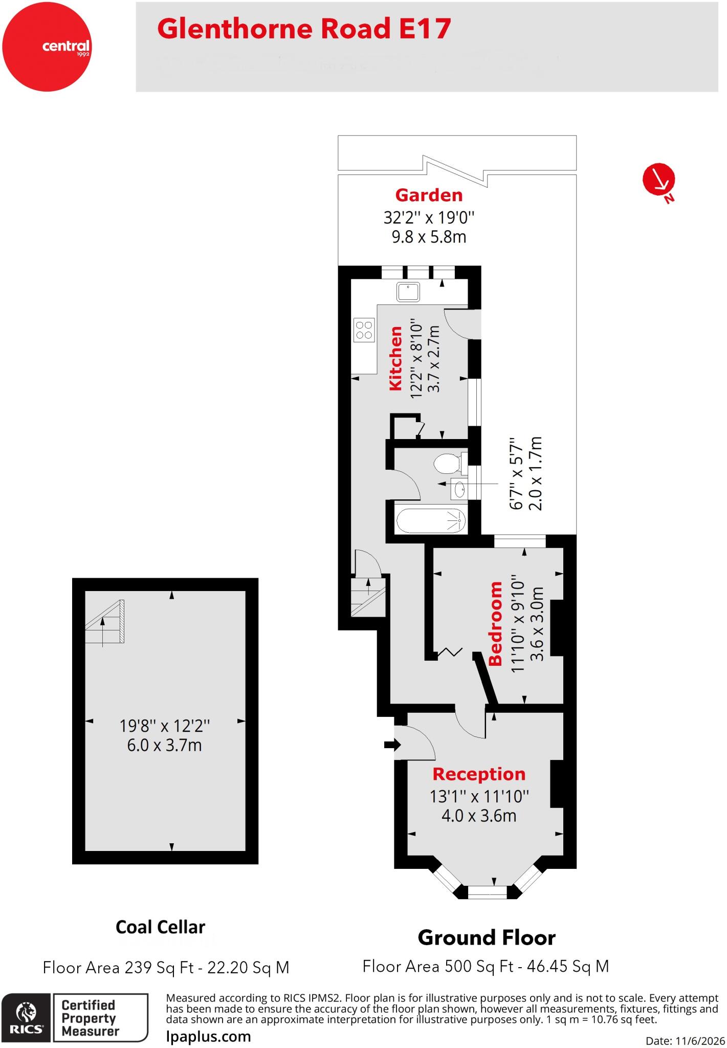 Glenthorne Road, Walthamstow, London, E17 floorplan
