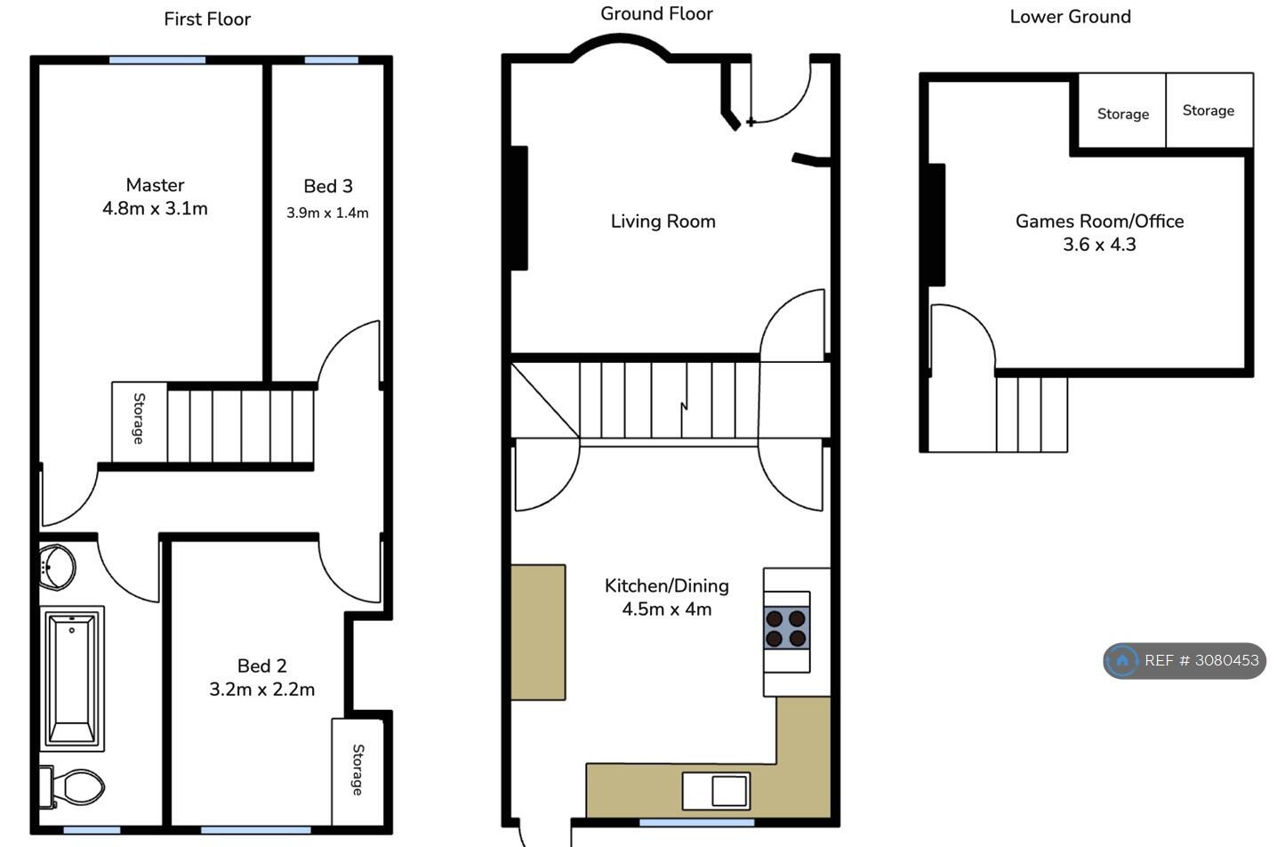 Gooder Lane, Brighouse, HD6 floorplan