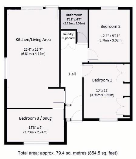 Hall Lane, Burgh Le Marsh, Skegness floorplan