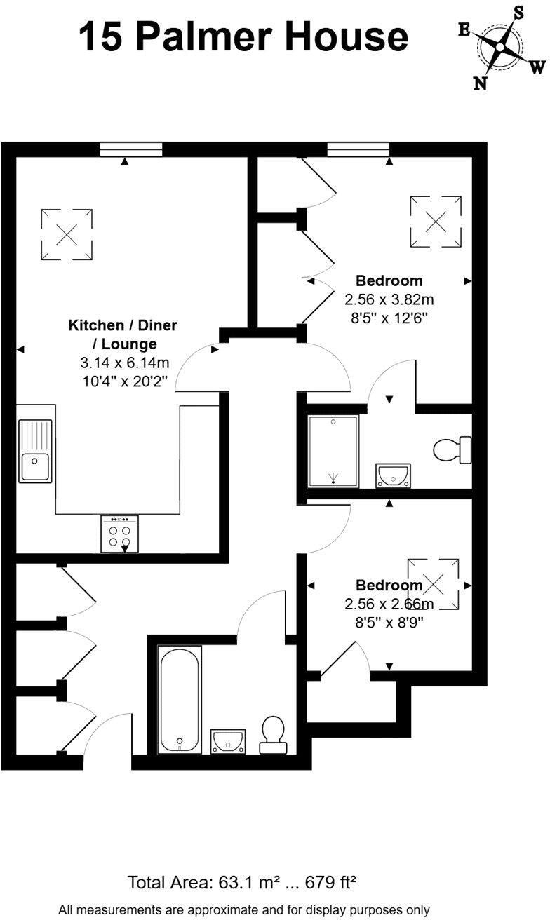 Enborne Road, Newbury, Berkshire, RG14 floorplan