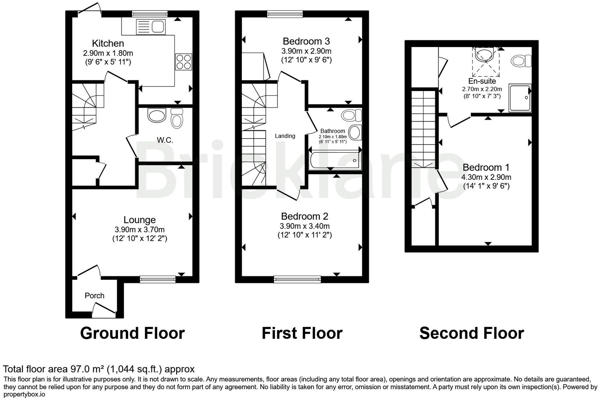 Bull Close, Bishop's Stortford, CM23 floorplan