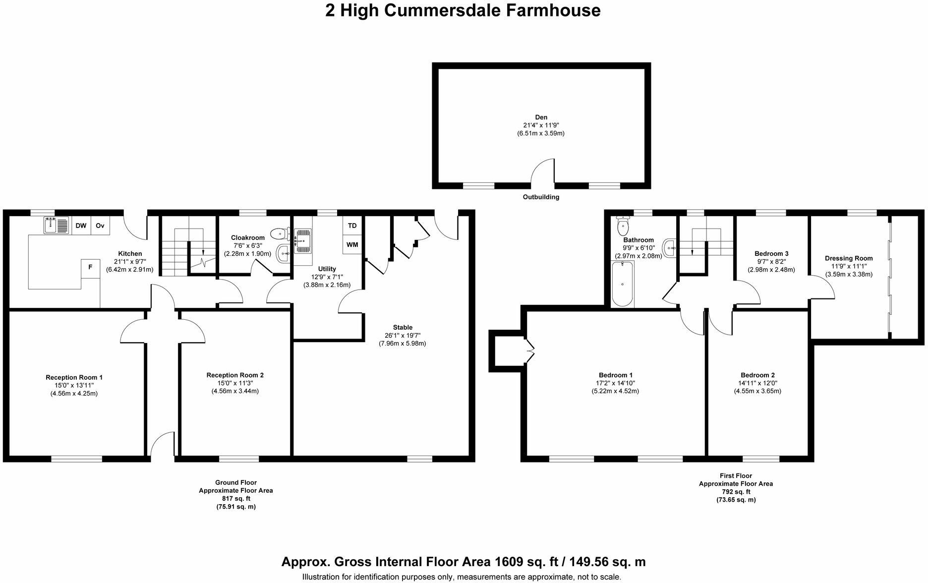 The Square, Cummersdale, CA2 floorplan