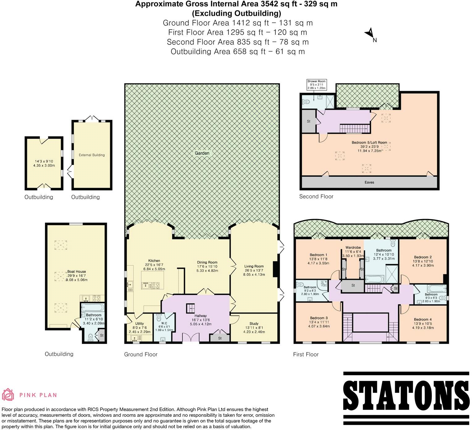 Galley Lane, Arkley, Hertfordshire, EN5 floorplan