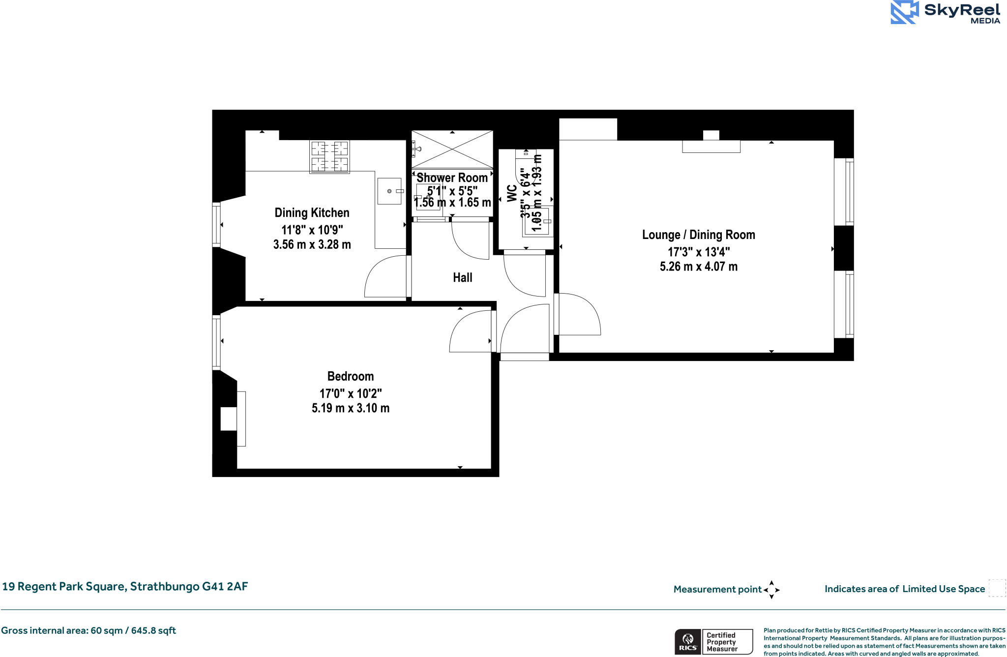 Regent Park Square, Strathbungo, Glasgow floorplan