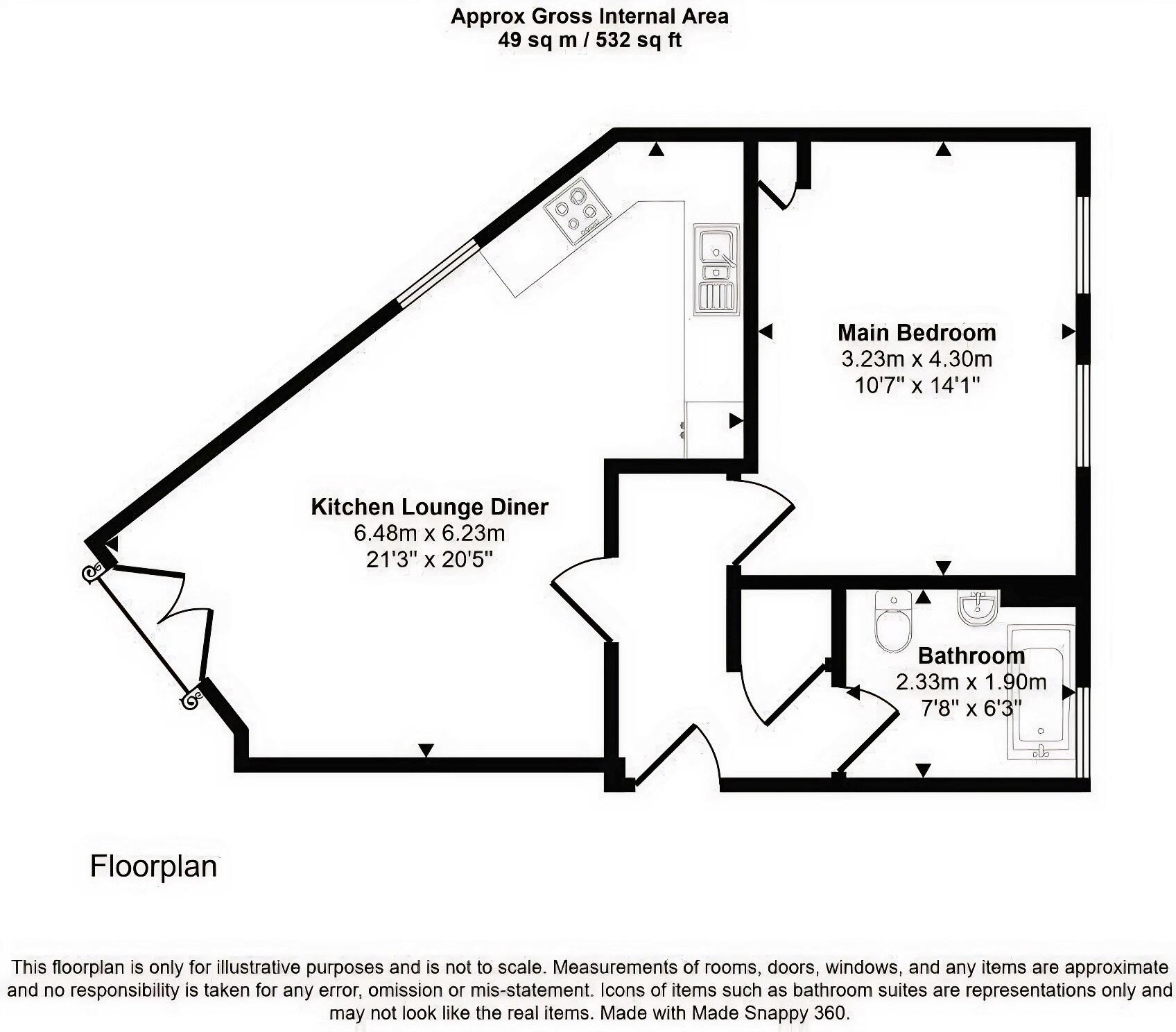 South Croydon, Greater London floorplan
