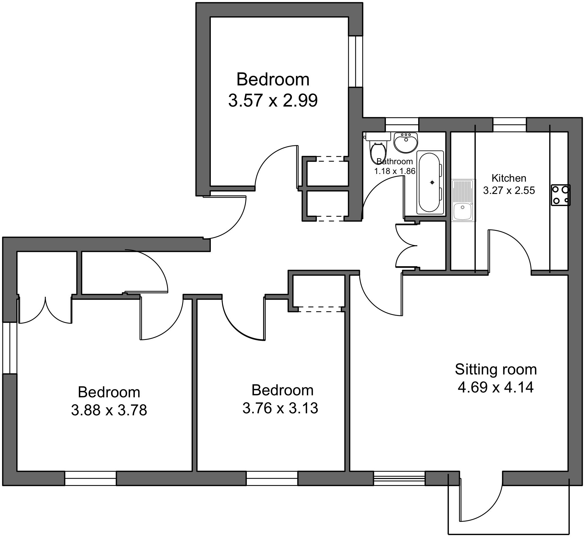 Lochlea Road, Glasgow, Glasgow City floorplan