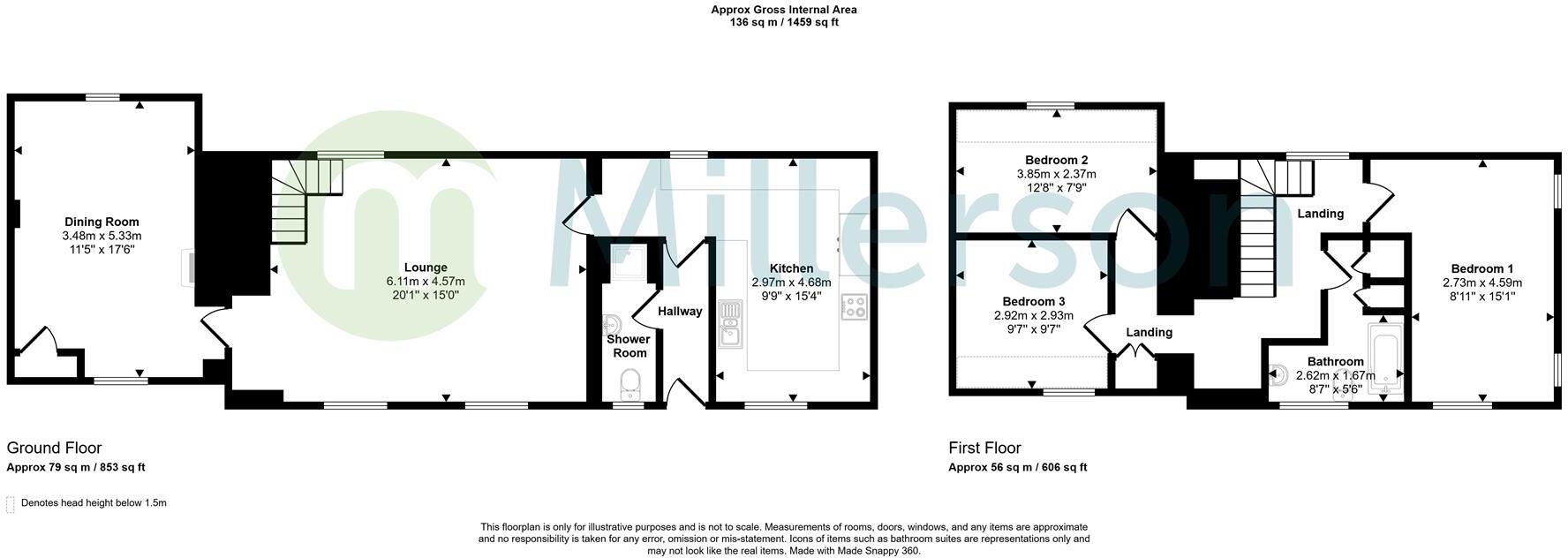Fore Street, St. Dennis, St. Austell floorplan