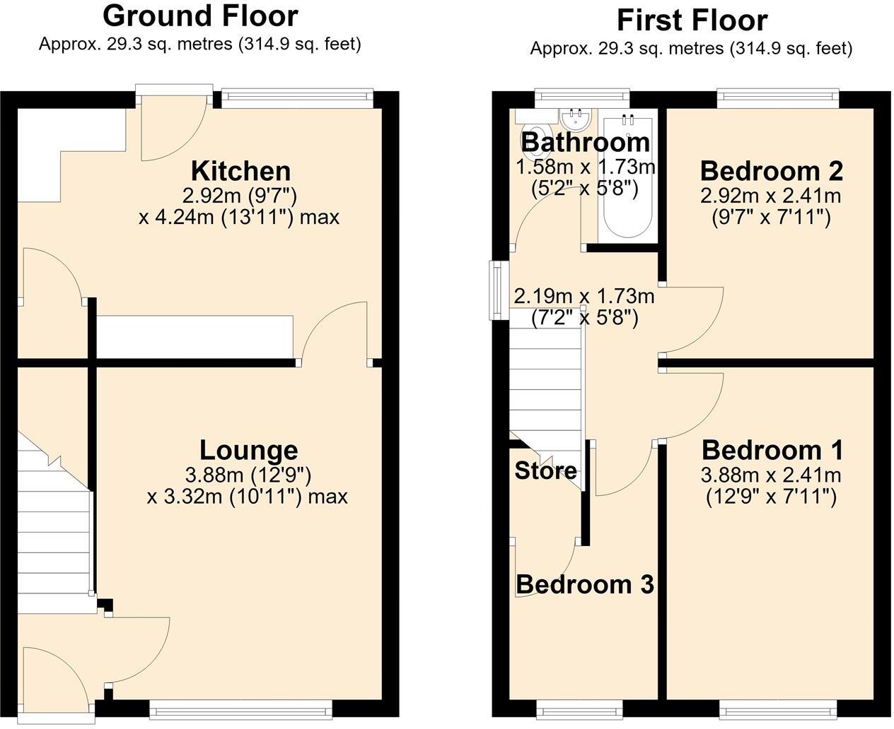 Moore Tree Drive, Blackpool floorplan