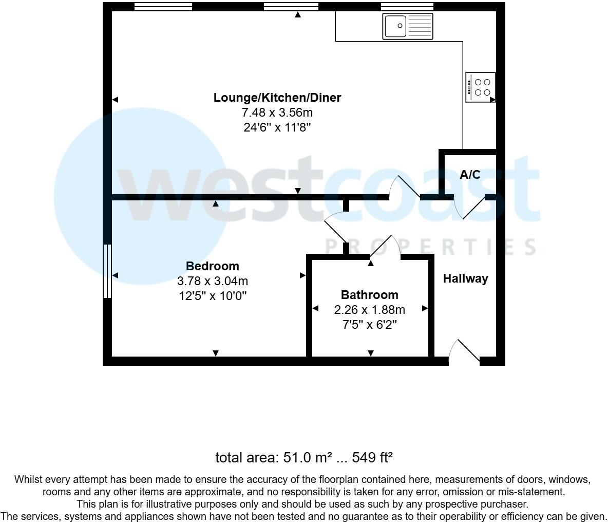 Griffen Road, Weston Village, Weston-Super-Mare, North Somerset, BS24 floorplan