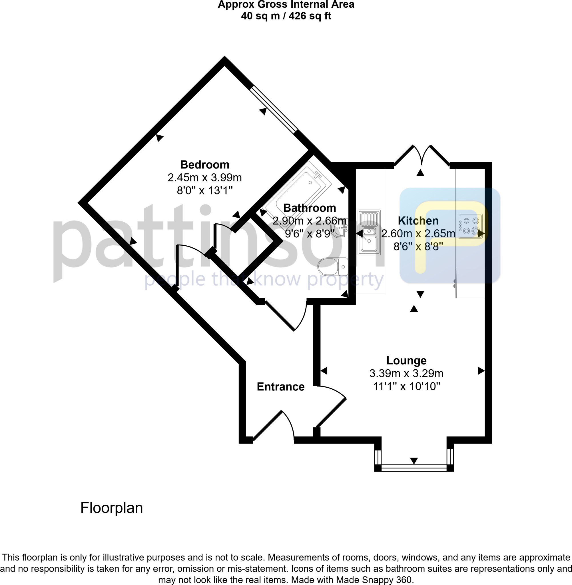 Redworth Mews, Ashington, Northumberland, NE63 0QF floorplan