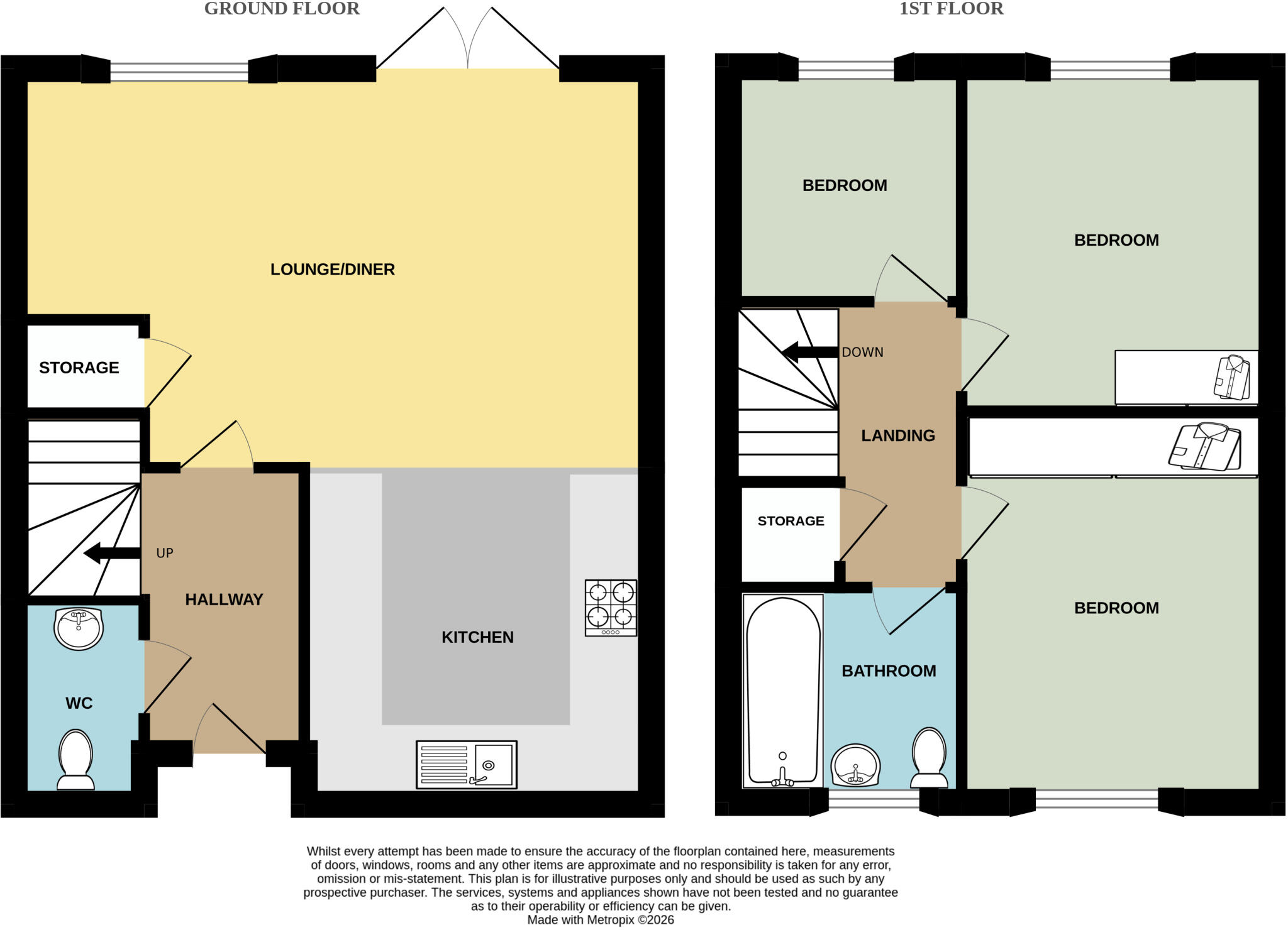 Oakcroft, Slough floorplan