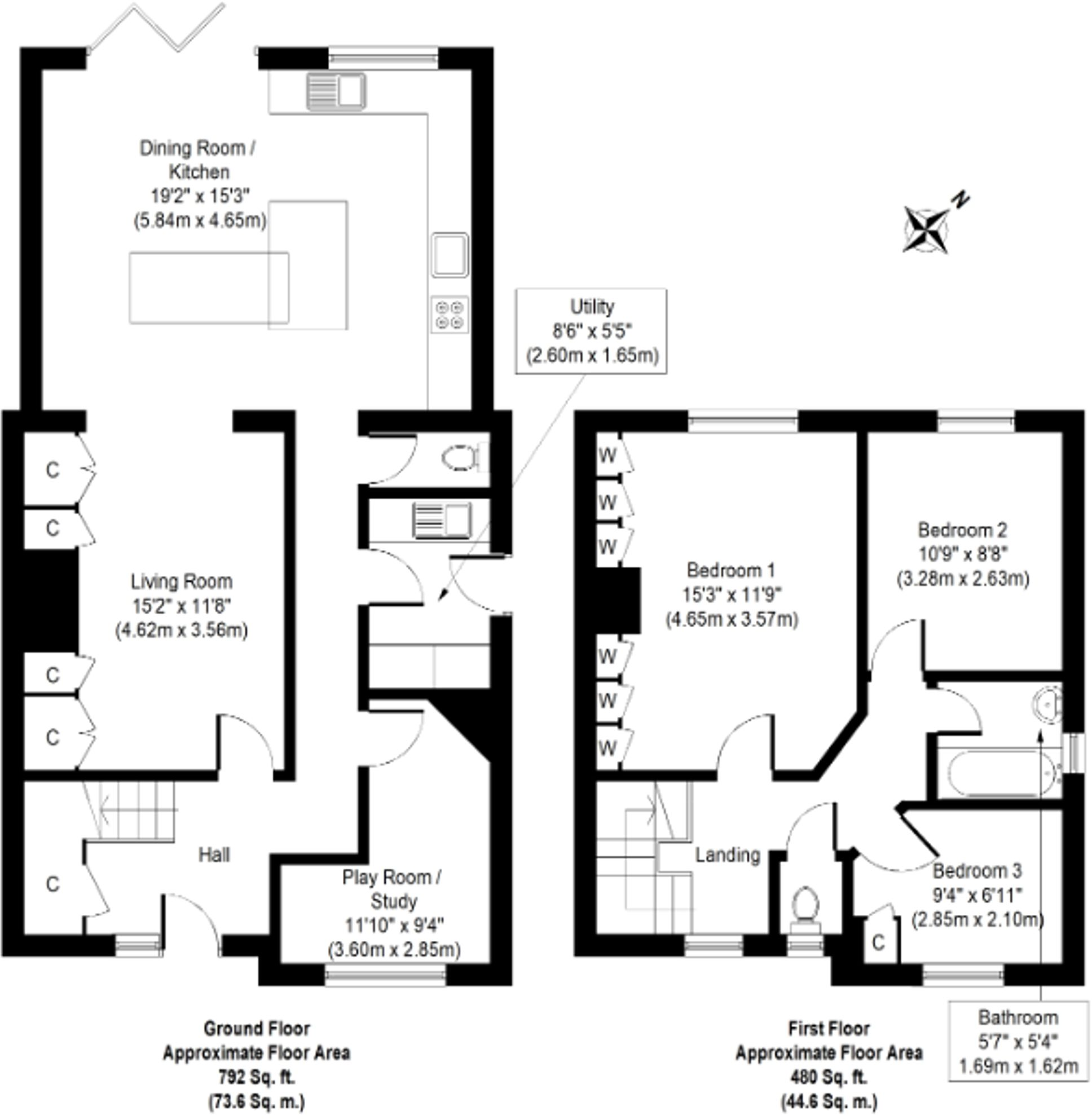 St. Clair Road, Salisbury, SP2 floorplan