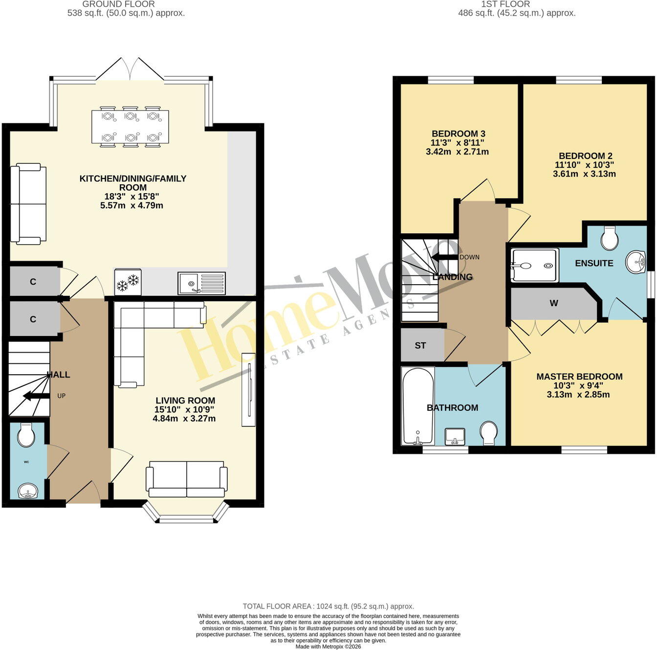 Woodward Drive, Market Harborough, LE16 7GE floorplan