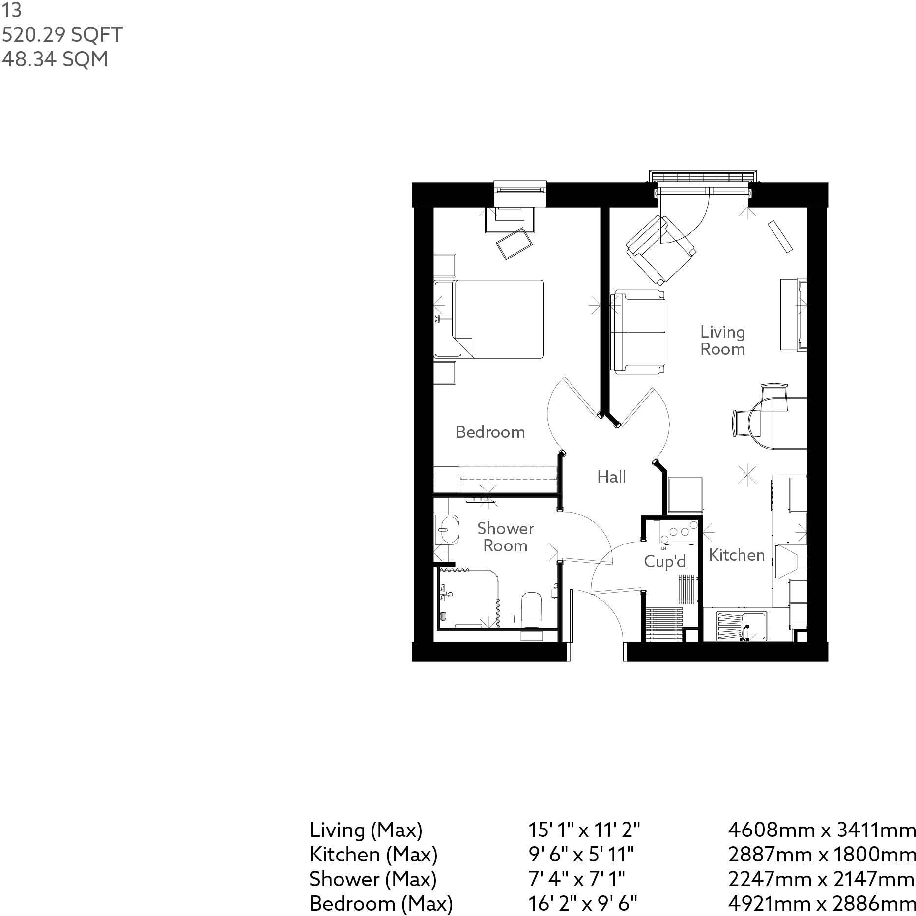 Lester Road, Aylesbury, Buckinghamshire, HP20 1GF floorplan