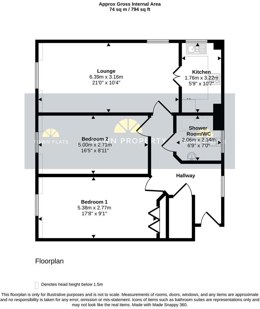 Whitley Road, Eastbourne floorplan