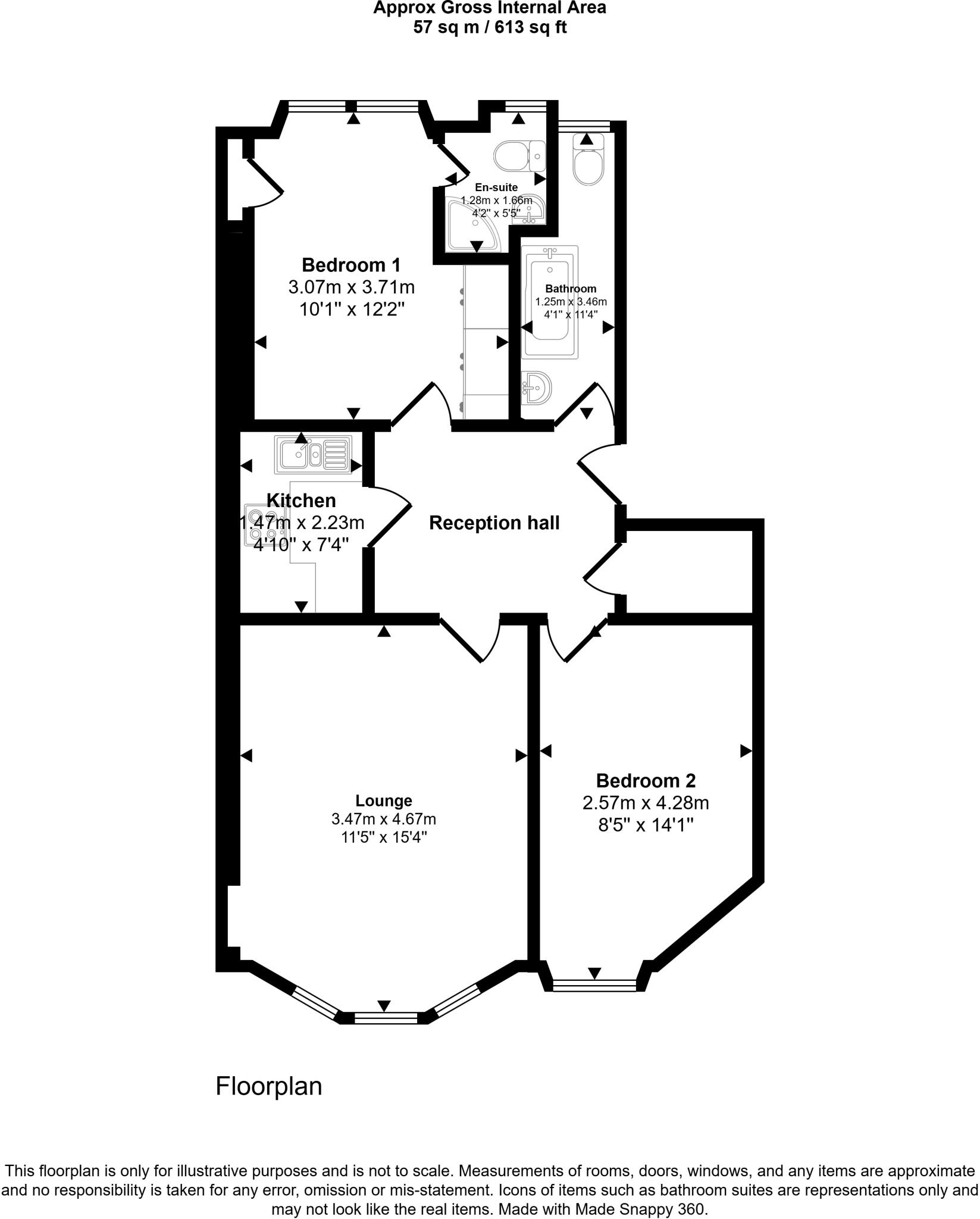 Cathkinview Road, Glasgow floorplan