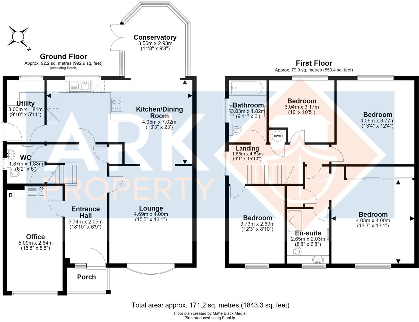Monks Walk, Spalding floorplan