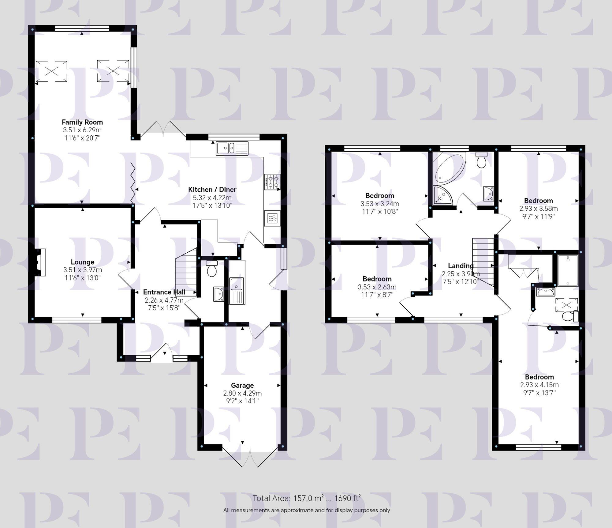 Marlborough Close, Burbage, LE10 floorplan