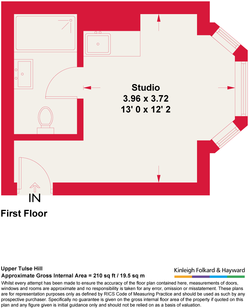 Upper Tulse Hill, London, SW2 floorplan