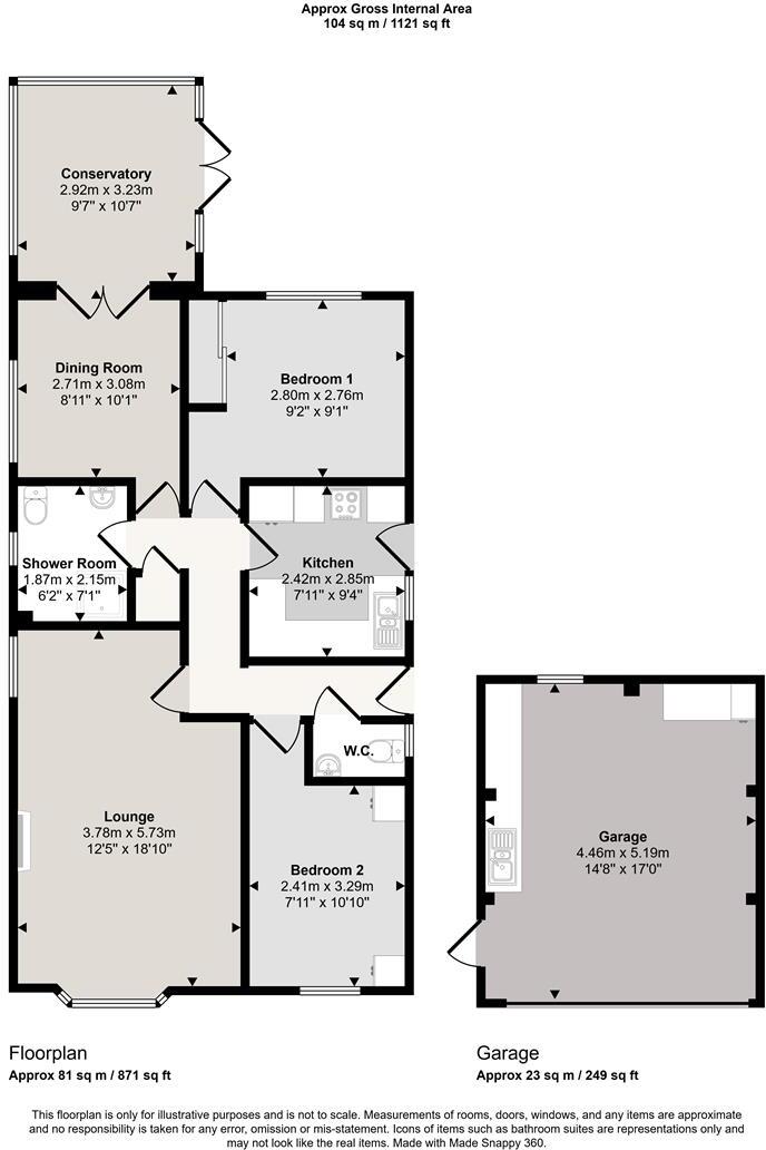 Merley Gate, Morpeth floorplan