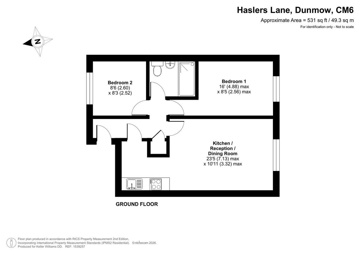 Haslers Lane, Dunmow, CM6 floorplan