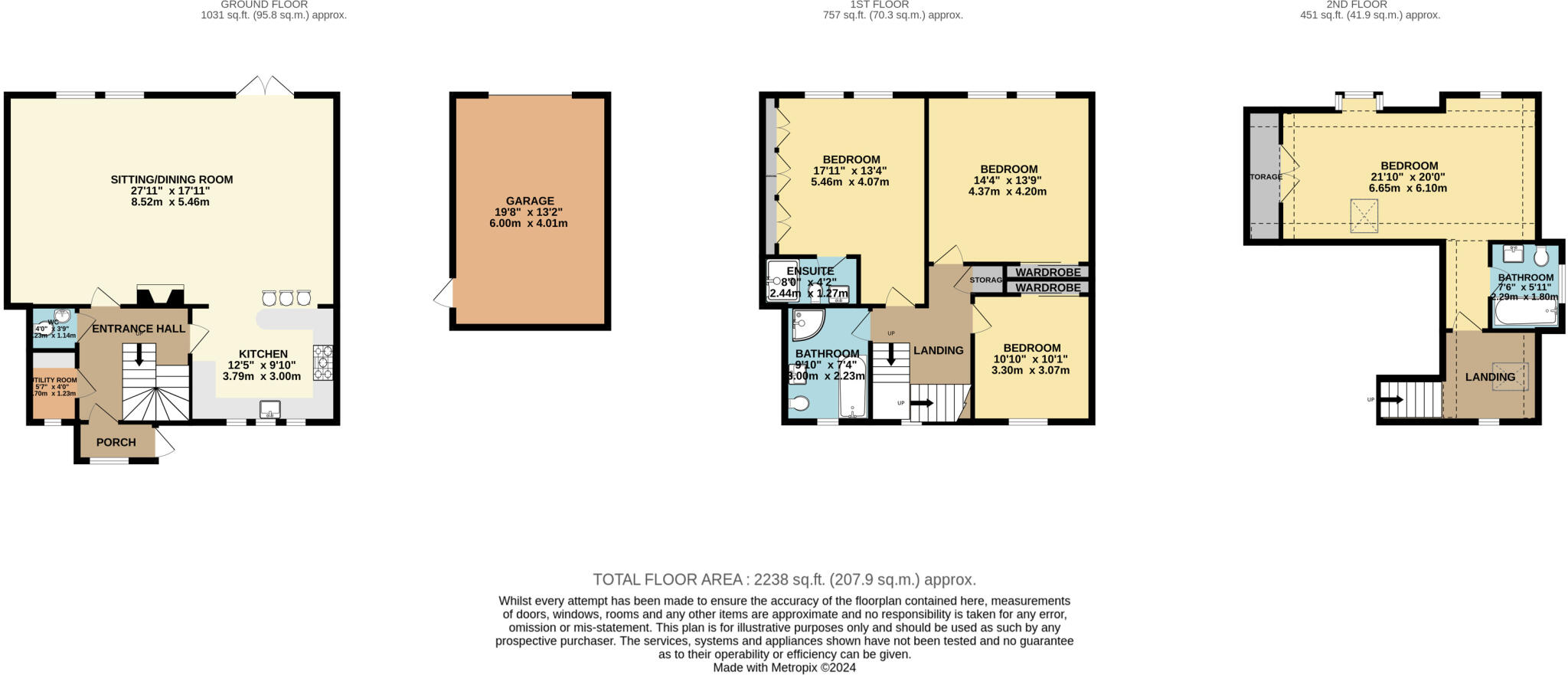 Smallbrook House, Staverton floorplan