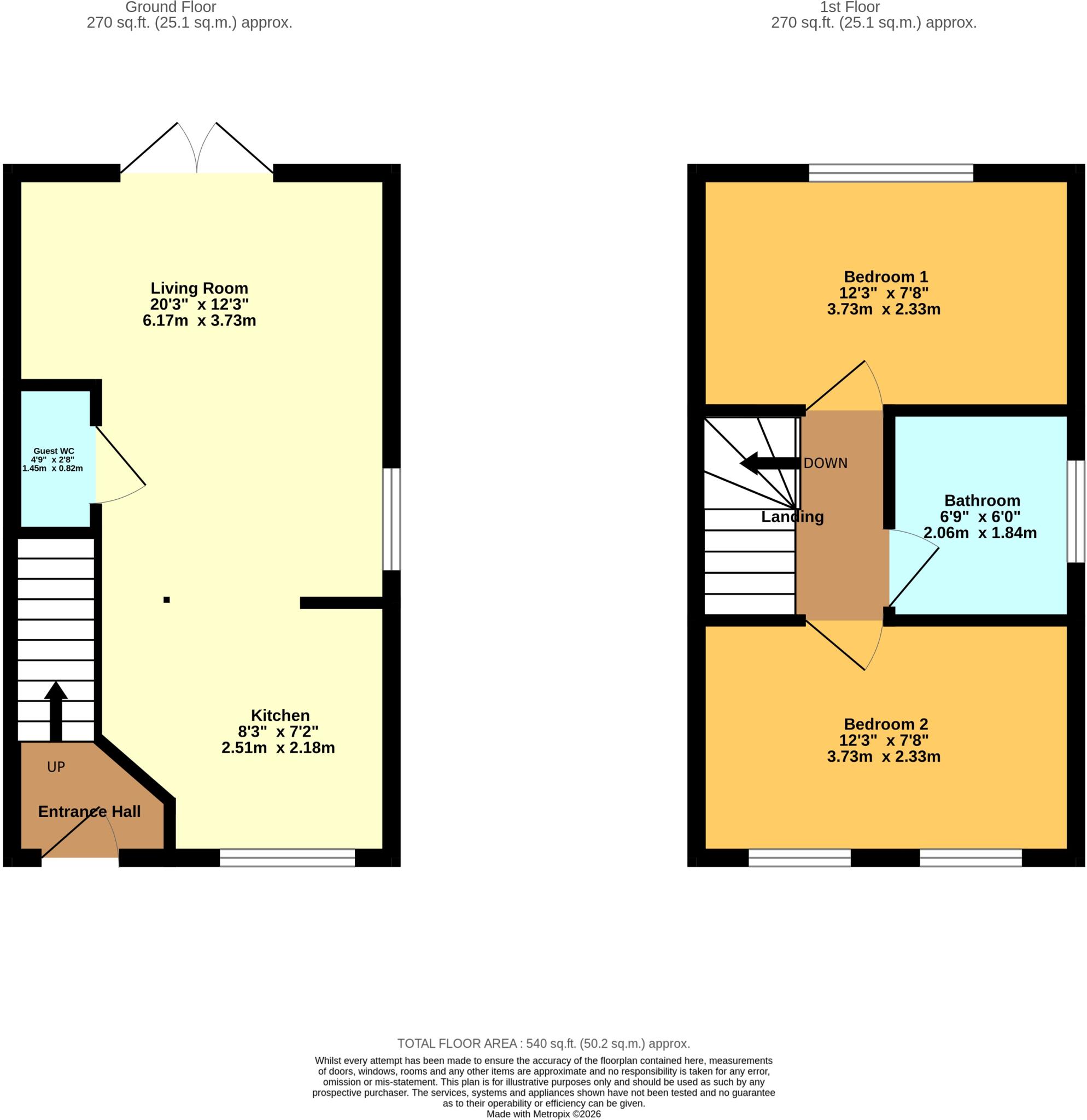 Donington Grove, Wolverhampton, WV10 floorplan