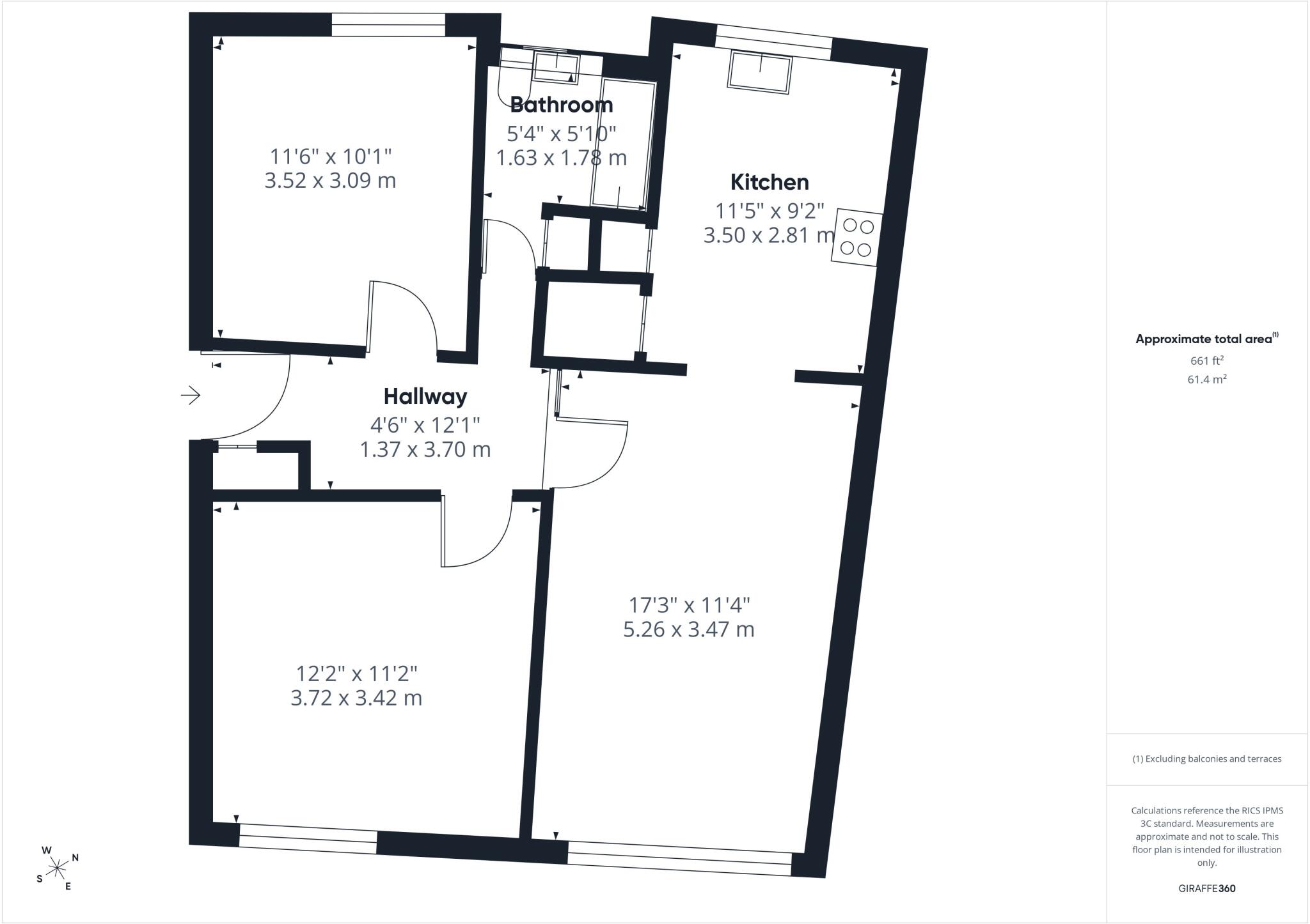 Northumberland Road, Leamington Spa floorplan